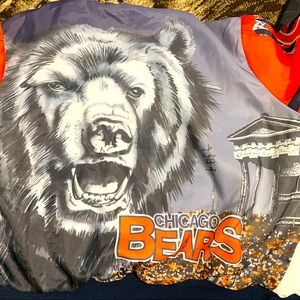 Vintage Chalk Line Fanimation Chicago Bears Jacket Size XL